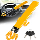Anti-Theft Steering Wheel Lock with Four-Hook System and Double Row  Cylinder