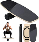 Balance Training Board with Roller and Ball Bases, 9 Adjustable Difficulty Levels