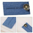 Waist Extender with Metal Button and Elastic Loop for Pants, 4-Piece  Set