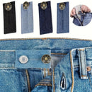 Waist Extender with Metal Button and Elastic Loop for Pants, 4-Piece  Set