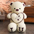 Oversized Plush Teddy Bear Backrest with Machine Washable Cover and Shape Retention  Filling