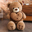 Oversized Plush Teddy Bear Backrest with Machine Washable Cover and Shape Retention  Filling
