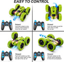 Remote Control Stunt Car for Kids, 4WD Double Sided 360° Rotating RC Car with Headlights, Toy for Boys Age 6+