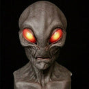 Wearclo | Realistic Alien Mask – Latex and Silicone Halloween Mask for Cosplay and Parties